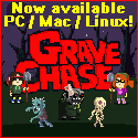 Grave Chase is now available on Steam for PC, Mac, & Linux! A perfect video game for the Halloween season!