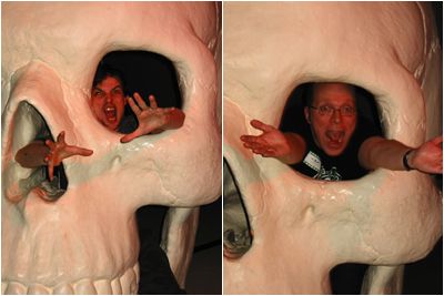 YOU'D SCREEN TOO IF YOU WERE TRAPPED IN A SKULL