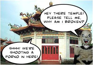 WOO WOO! HOT TEMPLE ACTION!