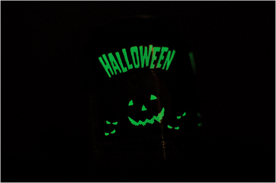 The best thing about Halloween soda? The Halloween soda cans glow-in-the-dark!