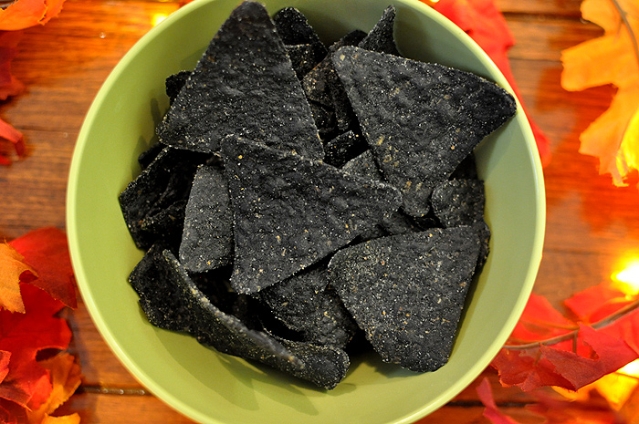 Japanese Black Garlic Pepper Halloween Doritos - Black Chips!