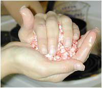 He didn't even wash his hands before making them. :x