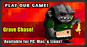 Play our new retro Halloween horror game, Grave Chase! Now available on Steam for PC, Mac, & Linux!