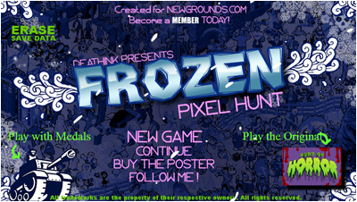 Frozen Pixel Hunt!