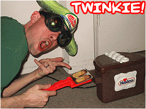 This is exactly how I moved when the Twinkie was ready