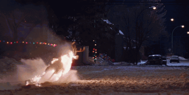 Just Friends: Flaming Reindeer!