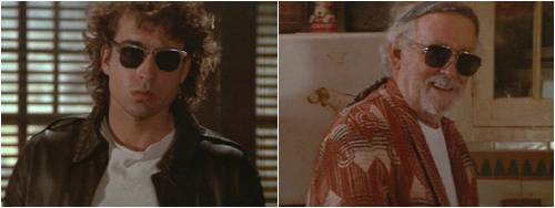 'I wear my sunglasses at night...'