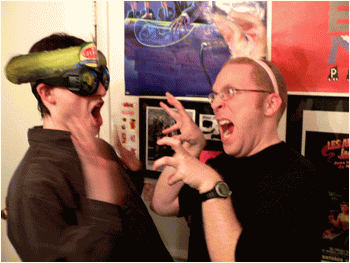 EGADS! HE'S GONE MAD AND BIT ROG! :O