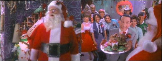 WAY TO BUTTER-UP SANTA THERE PEE-WEE