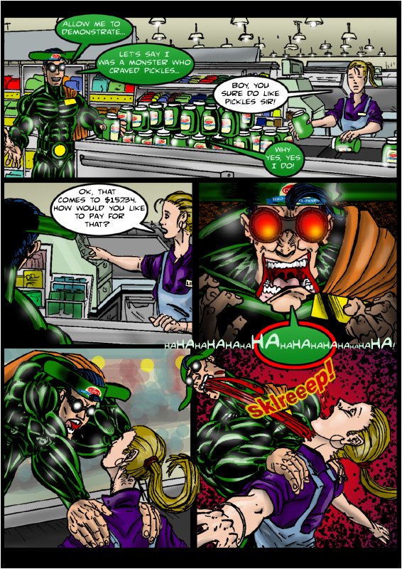 BEWARE THE MIGHTY PICKLEMONSTER!