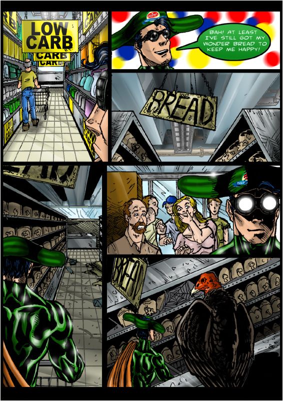 OMG! HE'S GOING INTO THE FORBIDDEN BREAD AISLE!