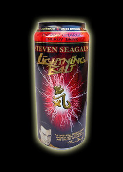 Steven Seagal's Lightning Bolt - Cherry Charge flavor!