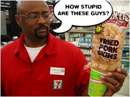 PORK RINDS ARE NOT FOOD NO MATTER WHAT ANYBODY TELLS YOU!