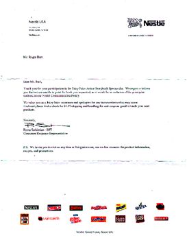 CLICK TO VIEW THE LETTER!