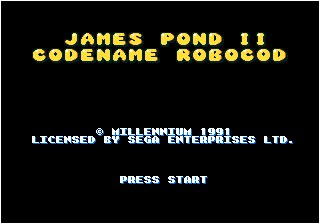 A title screen that doesn't mess around.