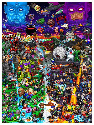 Click here to pick up our new 8-bit Worlds Collide pixel poster!